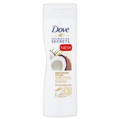 Toitev kehakreem Dove Nourishing Secrets Body Lotion 250 ml hind ja info | Kehakreemid, kehaõlid ja losjoonid | hansapost.ee