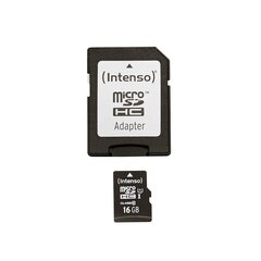 Карта памяти Intenso micro SD 16 ГБ CL10 цена и информация | Карты памяти для телефонов | hansapost.ee