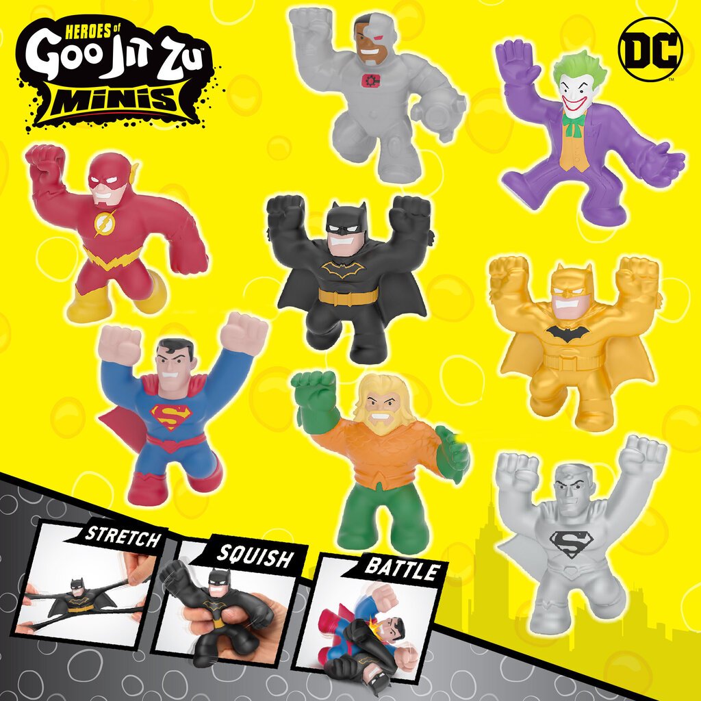 Minifiguuride komplekt Heroes Of Goo Jit Zu DC, 8 tk. цена и информация | Mänguasjad poistele | hansapost.ee