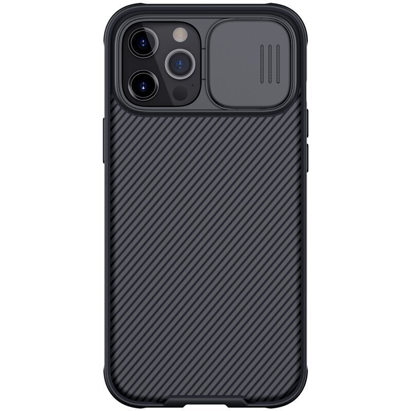 Nillkin CamShield Pro Hard Case for iPhone 12/12 Pro 6.1 Black цена и информация | Telefonide kaitsekaaned ja -ümbrised | hansapost.ee