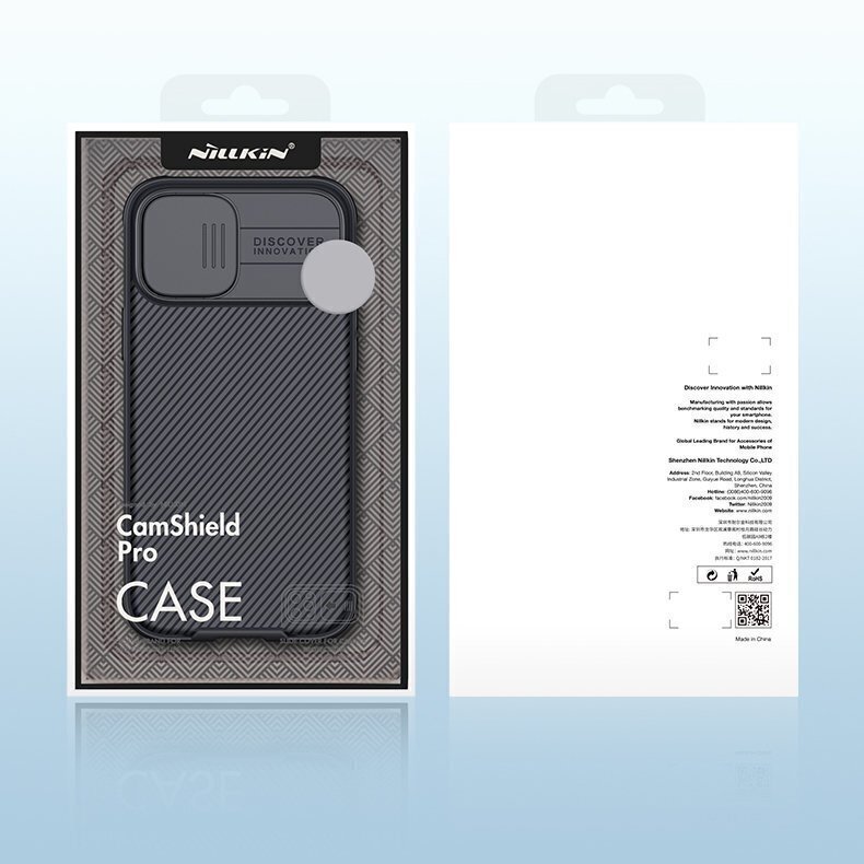 Nillkin CamShield Pro Hard Case for iPhone 12/12 Pro 6.1 Black цена и информация | Telefonide kaitsekaaned ja -ümbrised | hansapost.ee
