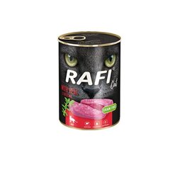 Консервы Rafi Cat для взрослых кошек с телятиной, 400 г цена и информация | Кошачьи консервы | hansapost.ee
