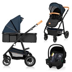 Универсальная коляска Lionelo Amber 3in1, Blue navy цена и информация | Коляски | hansapost.ee