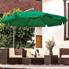 Напольный зонт садовый Czapla, зеленый цена и информация | Зонты, маркизы, стойки | hansapost.ee