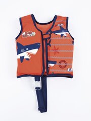 Плавательный жилет Bestway Swim Safe Swim Jacket, M / L, розовый / оранжевый цена и информация | Нарукавники, жилеты для плавания | hansapost.ee