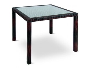 Laud Patio Loretta, 90 cm, pruun цена и информация | Садовые столы и столики | hansapost.ee