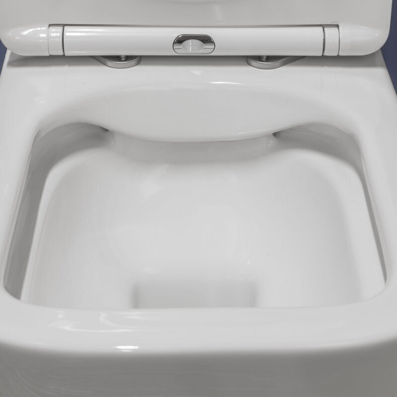 Peidetud WC-poti komplekt Kerra Tinos/Pacific CHR koos WC-poti ja nupuga Pacific Chrome hind ja info | WС-potid | hansapost.ee