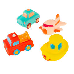 Smiki резиновые игрушки для ванны Транспортные средства, 4 шт. цена и информация | Smiki Товары для детей и младенцев | hansapost.ee