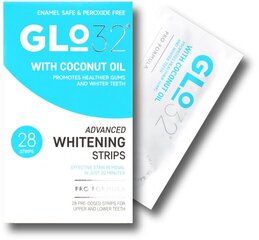 GLO32 valgendusribad, koos kookosõliga, 28 tk. hind ja info | Hambaharjad, hampapastad ja suuloputusvedelikud | hansapost.ee