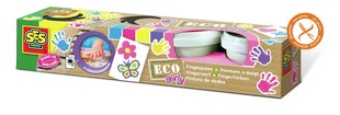 Краски для рисования руками SES Eco Girly, 4 цвета цена и информация | Принадлежности для рисования, лепки | hansapost.ee