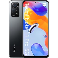 Xiaomi Redmi Note 11 Pro 5G Dual SIM 6/128GB,MZB0AUCEU Graphite Gray цена и информация | Мобильные телефоны | hansapost.ee