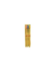Hambaharjad XPel Bamboo toothbrush XOC Soft, 3 tk hind ja info | Hambaharjad, hampapastad ja suuloputusvedelikud | hansapost.ee