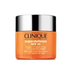 Päevakreem kuivale ja normaalsele nahale Clinique Superdefense SPF 25 (Multi-Corecting Cream), 50 ml hind ja info | Näokreemid | hansapost.ee