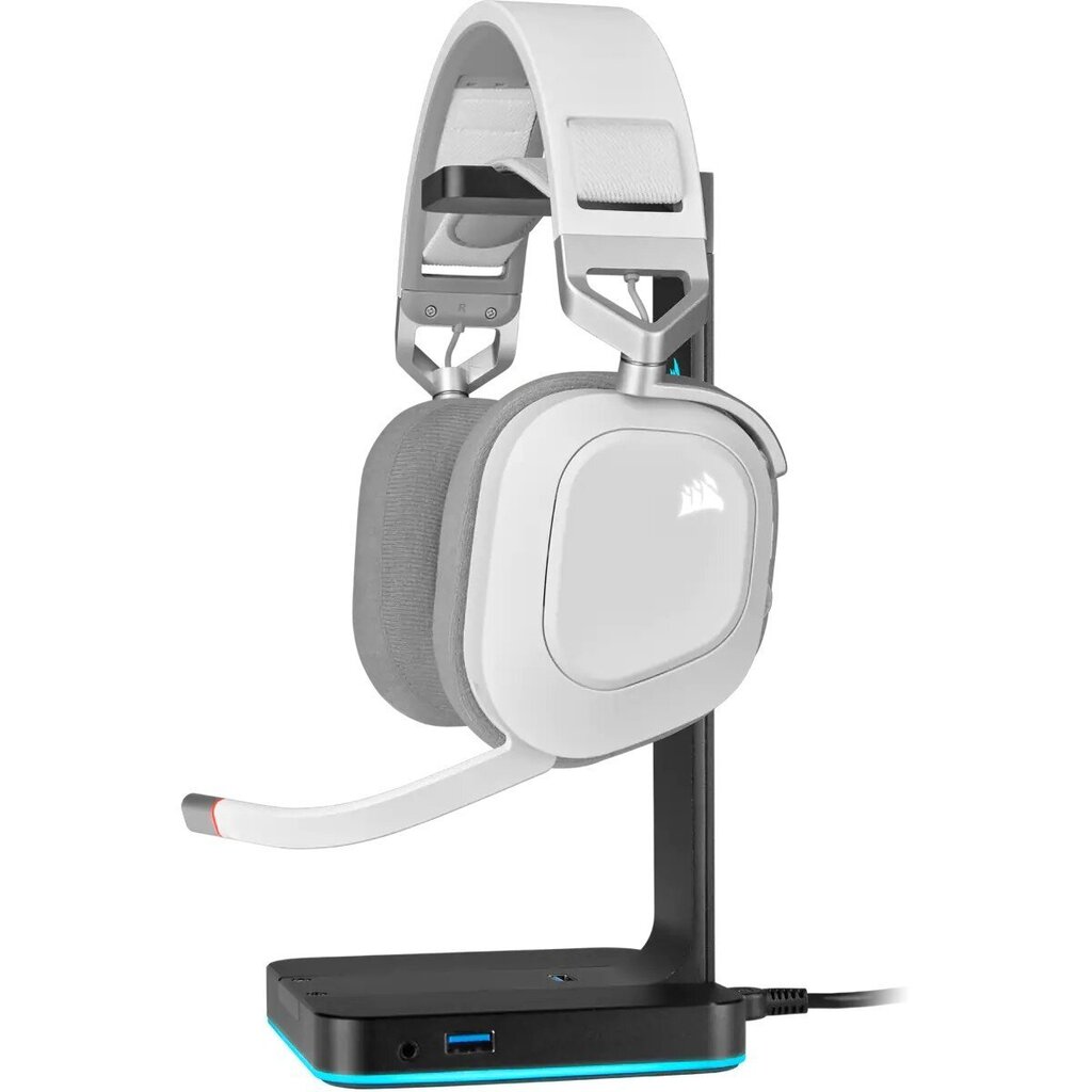Juhtmevabad mänguri kõrvaklapid Corsair HS80 RGB - valge hind ja info | Kõrvaklapid | hansapost.ee