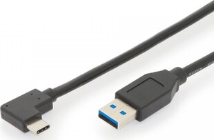 Assmann AK-300147-010-S, USB-C/USB-A, 1 м цена и информация | Кабели и провода | hansapost.ee