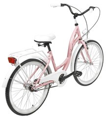 Laste jalgratas AZIMUT Julie 24" 3-speed 2021, roosa/valge hind ja info | Azimut Sport, puhkus, matkamine | hansapost.ee