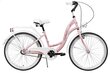 Laste jalgratas AZIMUT Julie 24" 3-speed 2021, roosa/valge цена и информация | Jalgrattad | hansapost.ee