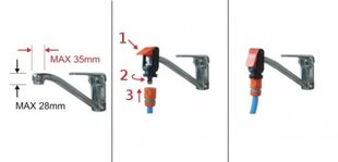 Универсальный адаптер для крана цена и информация | Оборудование для полива | hansapost.ee