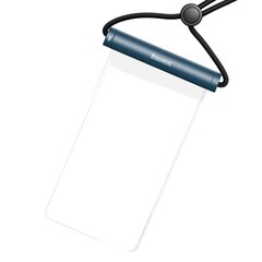 Baseus transparent waterproof phone case bag for swimming pool beach blue (ACFSD-E03) цена и информация | Чехлы для телефонов | hansapost.ee