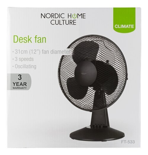 Ventilaator Nordic Home Culture NHC FT-533 цена и информация | Ventilaatorid | hansapost.ee