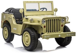 Elektriauto lastele Jeep JH101, khaki hind ja info | Laste elektriautod | hansapost.ee