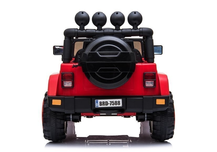 Laste elektriauto Jeep BRD-7588, 4x4, punane, 3 a.+ hind ja info | Laste elektriautod | hansapost.ee