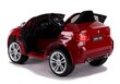 Elektriline maastur lastele BMW X6M, värvitud punane цена и информация | Laste elektriautod | hansapost.ee
