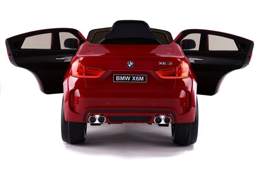 Elektriline maastur lastele BMW X6M, värvitud punane hind ja info | Laste elektriautod | hansapost.ee