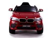 Elektriline maastur lastele BMW X6M, värvitud punane цена и информация | Laste elektriautod | hansapost.ee