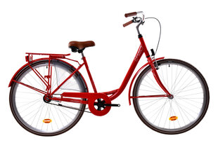 Naiste linnaratas N1 Cruiser 1.0 28, punane цена и информация | Велосипеды | hansapost.ee