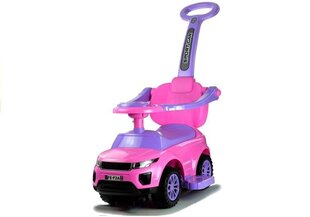 Автомобиль с ручкой для родителей 614W, розовый цена и информация | Игрушки для малышей | hansapost.ee