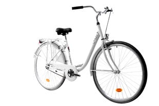 Naiste linnaratas N1 Cruiser 1.0 28, valge цена и информация | Велосипеды | hansapost.ee