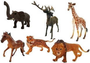 Набор диких животных, 6 шт. цена и информация | Игрушки для мальчиков | hansapost.ee