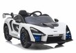 Elektriline McLaren Senna, valge hind ja info | Laste elektriautod | hansapost.ee