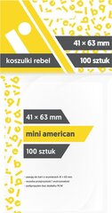 Kaardiümbrised Rebel Mini American (41 x 63 mm), 100 tk. hind ja info | Lauamängud ja mõistatused perele | hansapost.ee