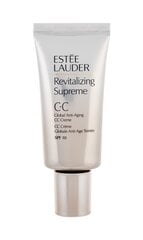 Mitmefunktsiooniline, jumet korrigeeriv, vananemisvastase toimega CC kreem Estee Lauder Revitalizing Supreme Global SPF10 30 ml hind ja info | Näokreemid | hansapost.ee