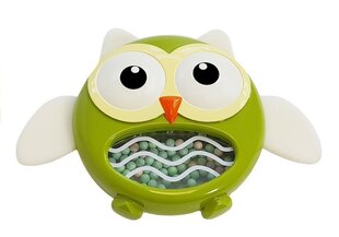 Прорезыватель для зубов - погремушка Сова, зеленый цена и информация | Игрушки для малышей | hansapost.ee