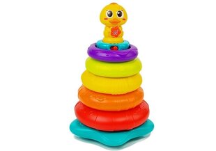 Пирамида с кольцами интерактивных лампочек цена и информация | Игрушки для малышей | hansapost.ee