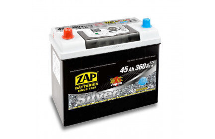 Aku ZAP Silver Jap (+ -) 45Ah 360A hind ja info | Autoakud | hansapost.ee