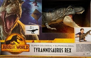 Suur dinosaurus T-Rex Jurassic World, HBK73 hind ja info | Mänguasjad poistele | hansapost.ee