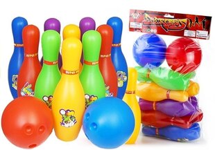 Красочный набор для боулинга с 10 кеглями и 2 шарами цена и информация | Настольные игры | hansapost.ee