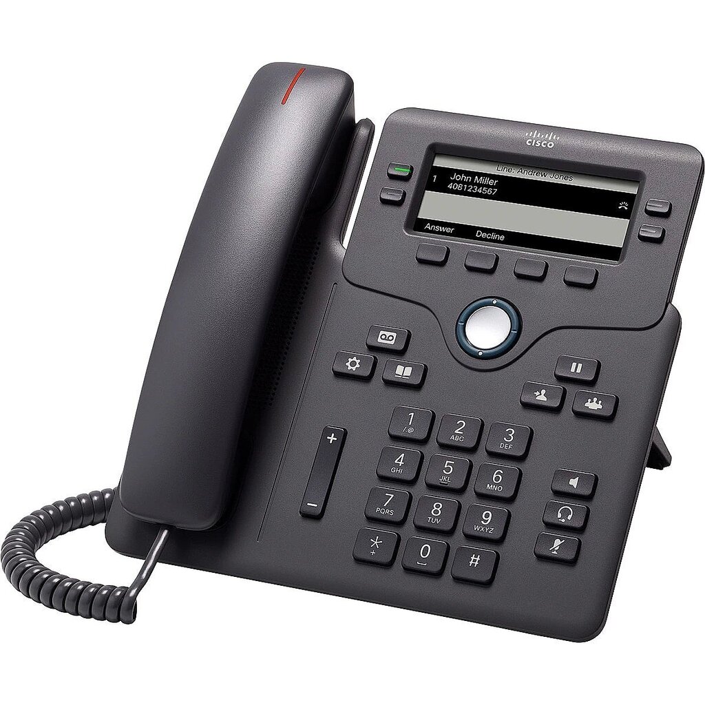 Cisco IP Phone 6851 Black цена и информация | Telefonid | hansapost.ee