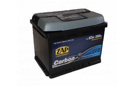 ZAP Carbon EFB 62Ah 550A aku цена и информация | Autoakud | hansapost.ee