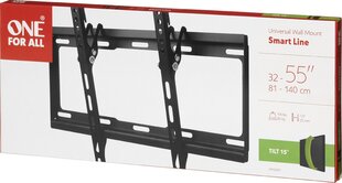 Teleri seinakinnitus ONE For ALL Tilting TV Wall Mount WM2421 32-65 hind ja info | One For All Televiisorid ja tarvikud | hansapost.ee