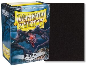 Kaardiümbrised Dragon Shield Standard Matte Black, 100 tk. hind ja info | Lauamängud ja mõistatused perele | hansapost.ee