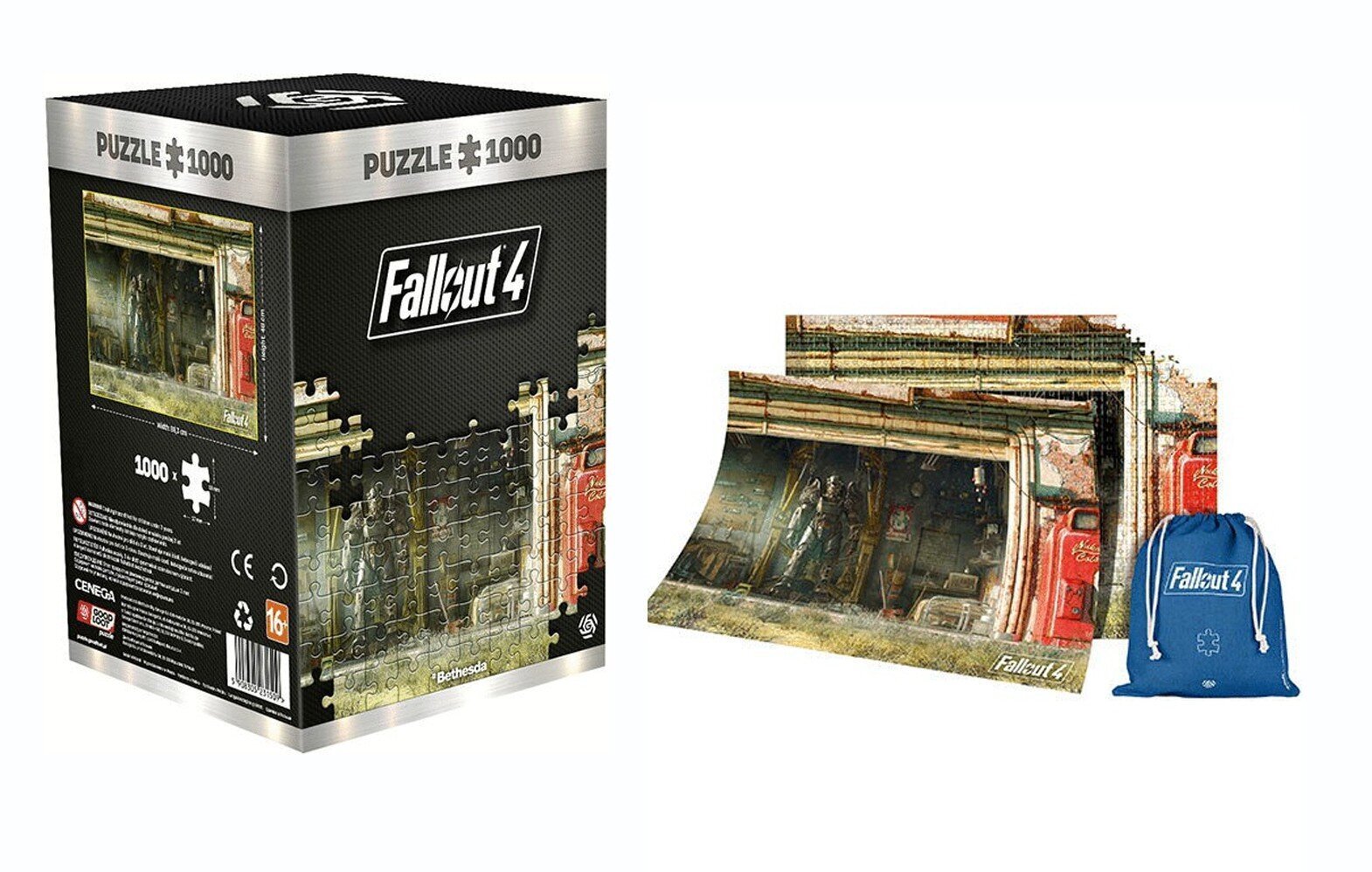 Pusle Fallout 4 Garage, 1000 tk. hind ja info | Pusled lastele ja täiskasvanutele | hansapost.ee