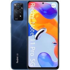 Xiaomi Redmi Note 11 Pro 5G Dual SIM 6/128GB,MZB0AW3EU Atlantic Blue hind ja info | Telefonid | hansapost.ee