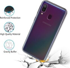 Ümbris Mercury Jelly Clear Samsung A405 A40 läbipaistev hind ja info | Telefonide kaitsekaaned ja -ümbrised | hansapost.ee