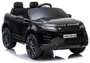 Kahekohaline laste elektriauto Lean Range Rover Evoque, mustaks värvitud hind ja info | Laste elektriautod | hansapost.ee