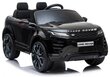 Kahekohaline laste elektriauto Lean Range Rover Evoque, mustaks värvitud цена и информация | Laste elektriautod | hansapost.ee